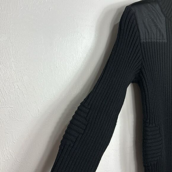 JC de Castelbajac 1/2 Zipper Merino Wool Blend Sweatshirt In Black Size M - Picture 6 of 12